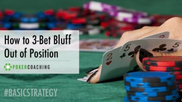 How to 3-Bet Bluff Out of Position