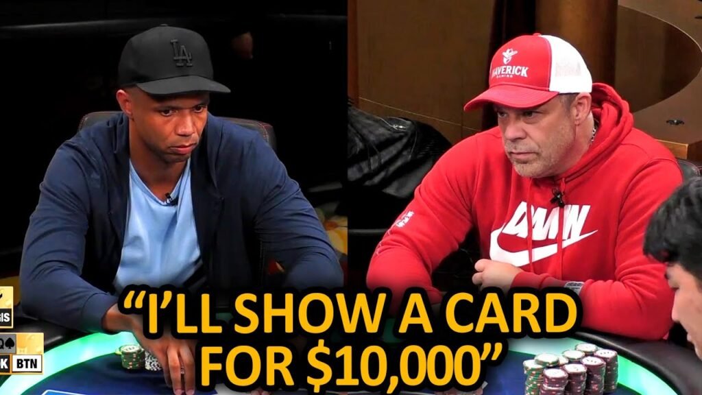 Professional poker player Phil Ivy attempts to bluff high stakes cash game player Eric Persson on Hustler Casino Live.