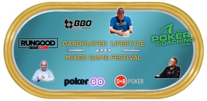 The Cardplayer Lifestyle Mixed Game Festival at Resort World, sponsored by PokerCoaching.com, Run Good Gear, D+B Poker and PokerGO.