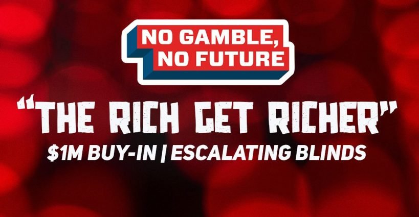 No Gamble, No Future hosted one of the biggest televised cash games in history, which included Eric Persson and Patrik Antonius.