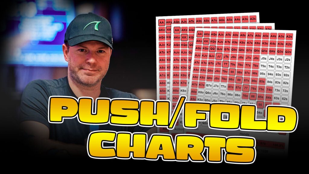 Master a GTO short stack preflop poker tournament strategy and know when to move all-in with the help of Jonathan Little's Push Fold Charts on PokerCoaching.com