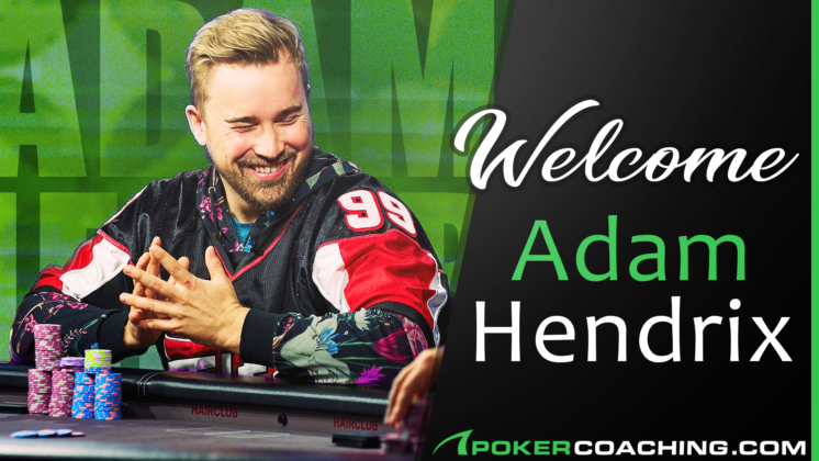 PokerCoaching.com Welcomes Adam Hendrix To The Team