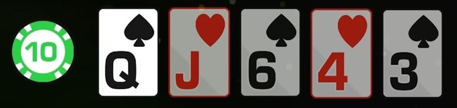 High Card poker hands
