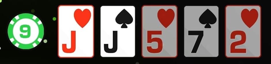 One Pair poker hand