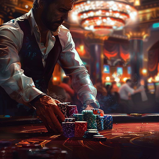 Playing Poker Against the Casino